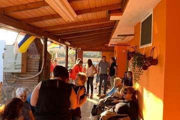 Animado concurso de repostería en el Caserío de Gando (Foto TA)